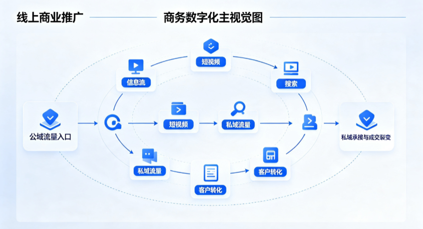 聂荣县线上商业推广怎么做？全域流量闭环搭建与低成本转化实战指南